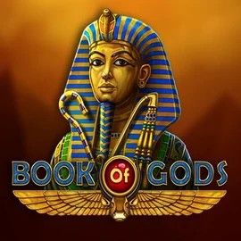 Logo of Book of Gods from BF Games at SpaceHills Casino