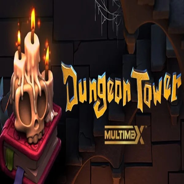 Logo of Dungeon Tower from Peter & Sons at SpaceHills Casino