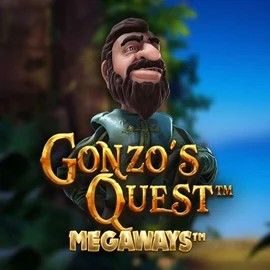 Logo of Gonzo's Quest Megaways from Red Tiger Gaming at SpaceHills Casino