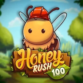 Honey Rush 100 logo – Slots by Play'n GO at SpaceHills Casino