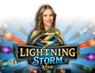 Lightning Storm game by Evolution – logo hosted on SpaceHills Casino