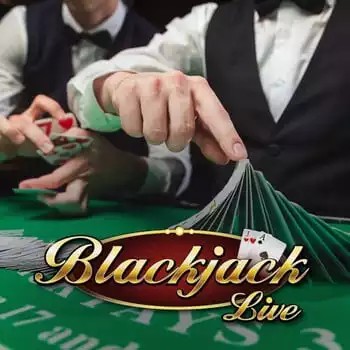 Live Blackjack slot visual from Evolution available on spacehillsscasino.com