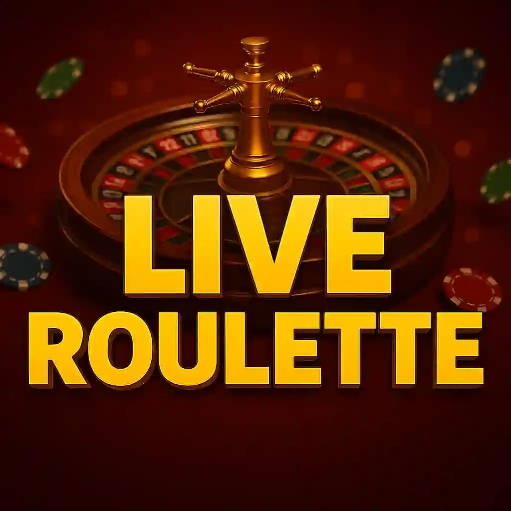 Live Casino logo of Live Roulette from Evolution at SpaceHills Casino