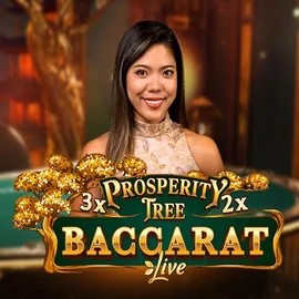 Prosperity Tree Baccarat slot visual from Evolution available on spacehillsscasino.com