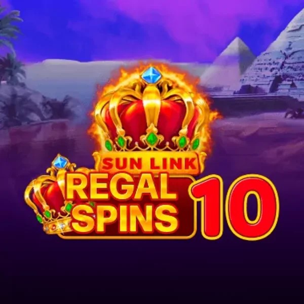 Regal Spins 10 online game logo by PatePlay on spacehillsscasino.com