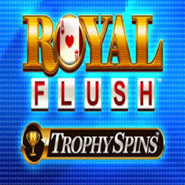 Royal Flush Trophy Spins logo by Greentube SpaceHills Casino