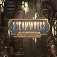 Steamworks The Workshop logo by Peter & Sons at SpaceHills CasinoSteamworks The Workshop
