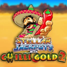 Logo of Stellar Jackpots with Chilli Gold x2 from Lightning Box Game at SpaceHills Casino