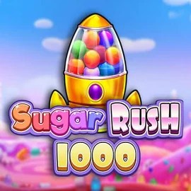 Sugar Rush 1000 logo by Pragmatic Play at SpaceHills CasinoSugar Rush 1000