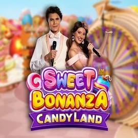 Sweet Bonanza Candy Land Live slot logo by Pragmatic Play at SpaceHills Casino