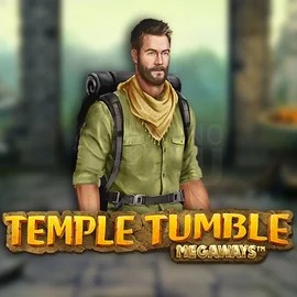 Temple Tumble Megaways logo by Relax Gaming at SpaceHills CasinoTemple Tumble Megaways